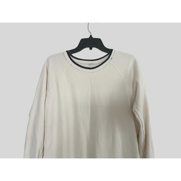 UNIWLO Tops - UNIQLO X-Long White Sweatshirt Black Details Size Large